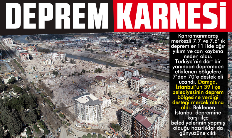 İstanbul'daki 39 ilçenin deprem karnesi