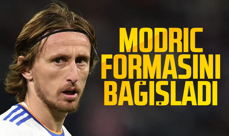 Luka Modric milli takım formasını bağışladı