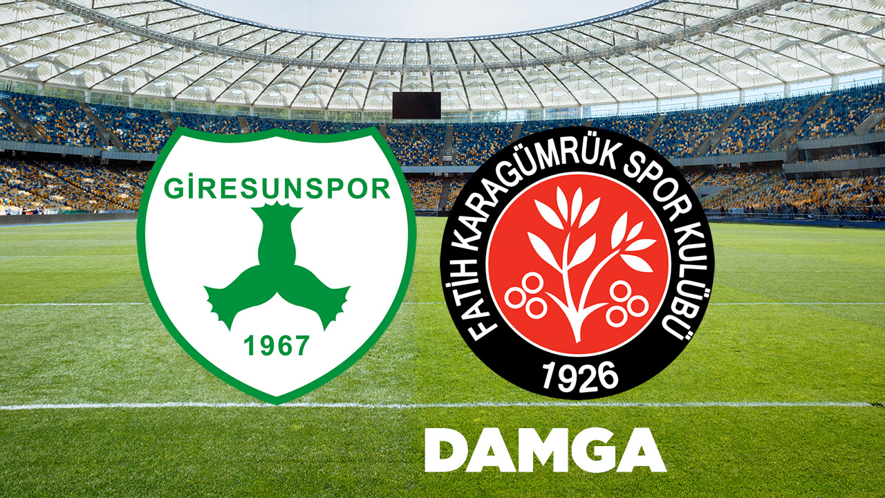 Giresunspor Fatih Karagümrük maçı canlı izle kaç kaç bitti ve geniş özet izle