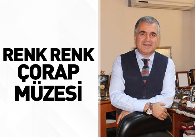 Renk renk çorap müzesi