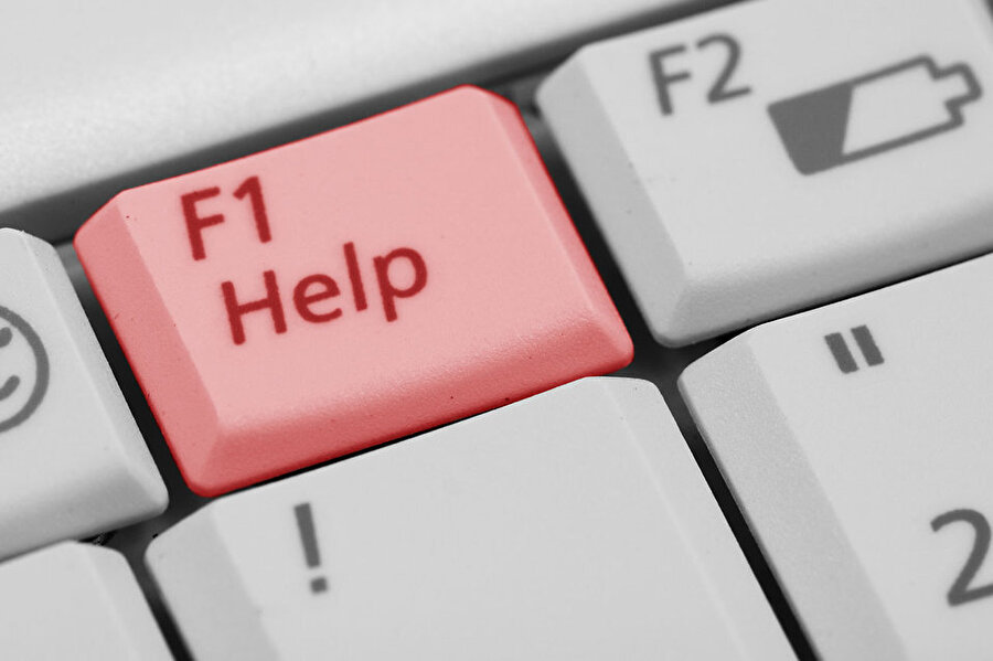 F1 klavye tuşu ne işe yarar ?