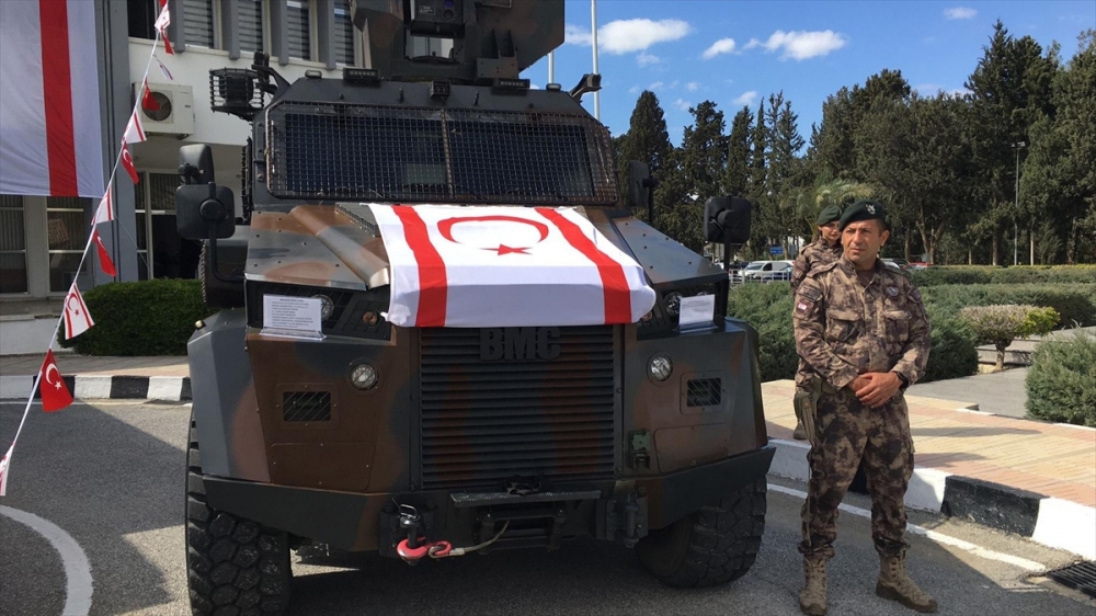 Türkiye'den KKTC polisine silah, zırhlı araç ve ekipman desteği