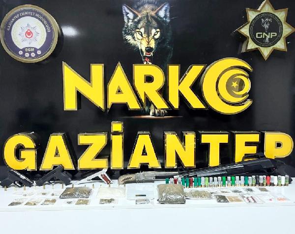 Gaziantep'te uyuşturucu ticaretine 23 gözaltı