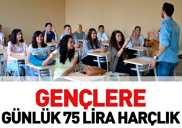 Devletten gençlere 75 lira harçlık