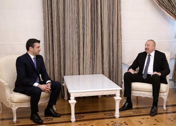 Selçuk Bayraktar, Azerbaycan Cumhurbaşkanı Aliyev’i ziyaret etti