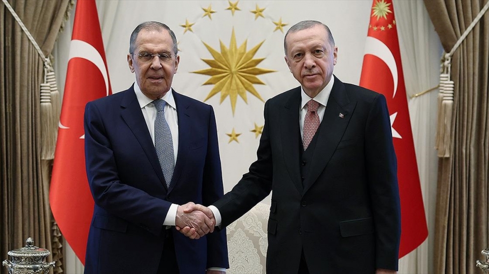 Erdoğan, Rusya Dışişleri Bakanı ile görüştü