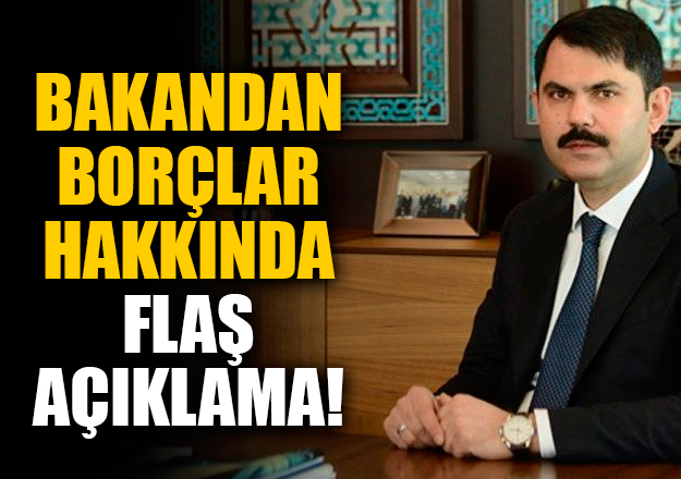 Bakan Kurum'dan çok kritik açıklama