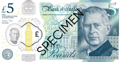 Kral Charles banknotları 2024'ün ortasında dolaşıma girecek