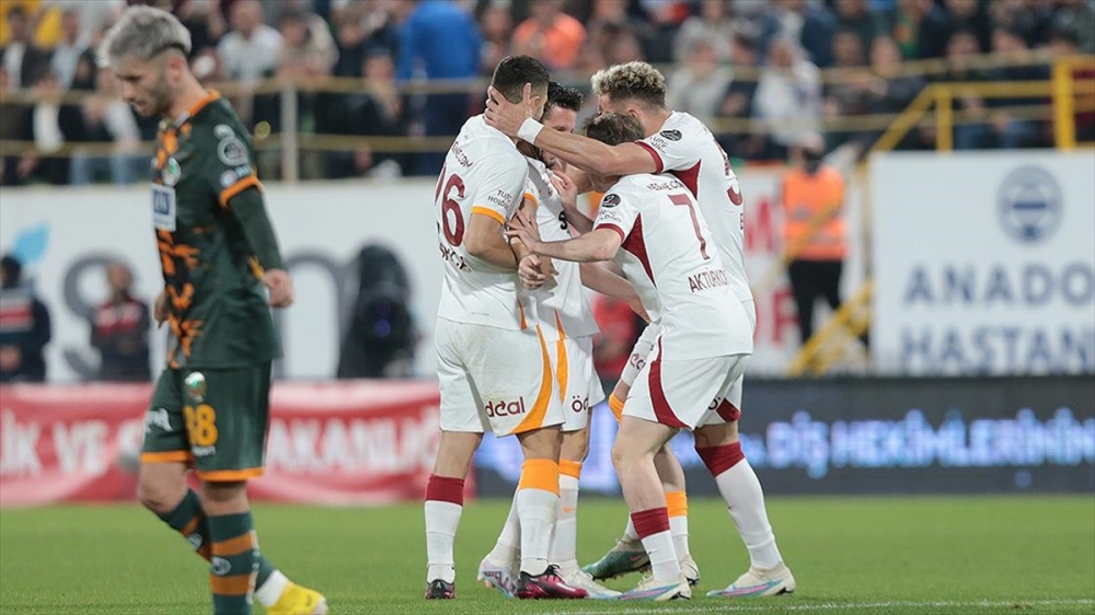 Galatasaray'dan Alanya deplasmanında 4 gollü galibiyet