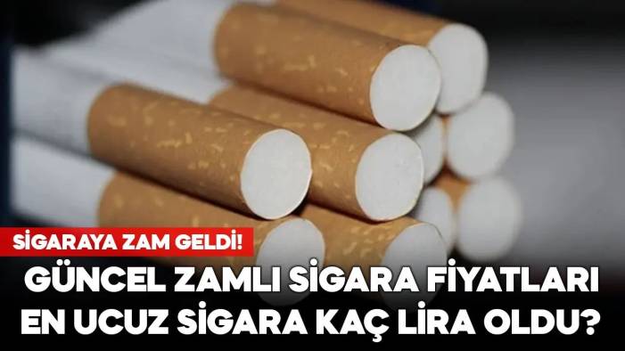 Mayıs 2024 Sigara Fiyatları (Güncel/Zamlı) Türkiye'de en ucuz sigara kaç TL'den satılacak?