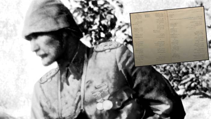 Atatürk'ü duygulandıran destan: Çanakkale Savaşları sırasında tüm cephelerde askerlere örnek olması için okutulmuş