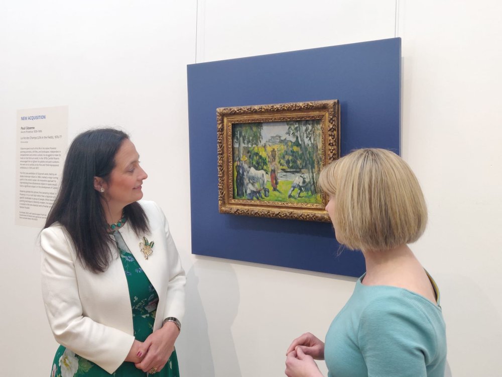 Cezanne’ın ünlü tablosu, 27 yıl sonra sergileniyor