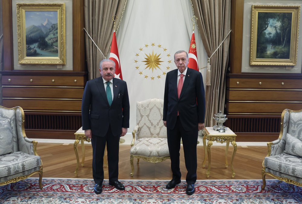 Cumhurbaşkanı Erdoğan, Şentop ile görüştü