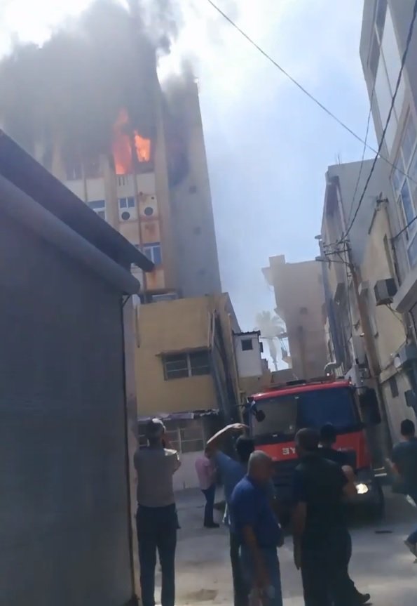 Adana'da bir atölyesinde yangın ve patlama meydana geldi