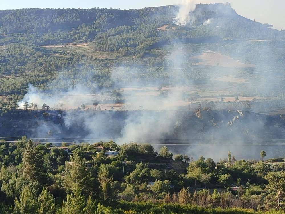Mersin'de orman yangını söndürülemiyor! 4 mahalle boşaltıldı