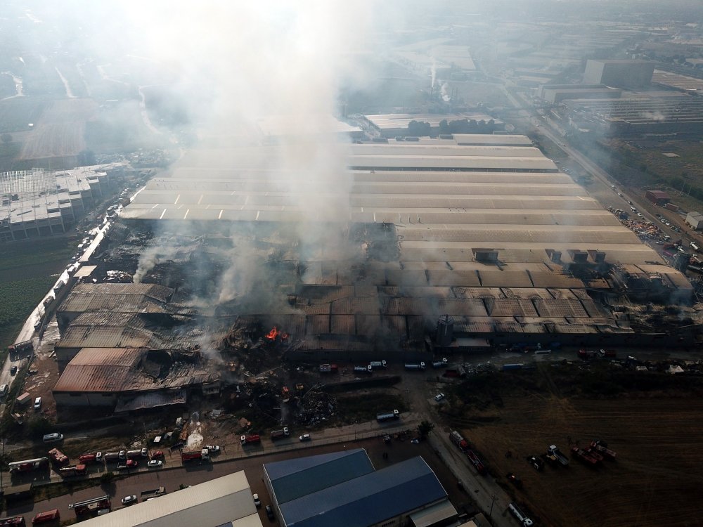 Bursa'da 10 fabrikayı küle çeviren yangının çıkış nedeni belli oldu