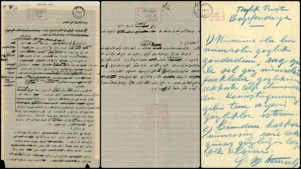 Atatürk'ün özel koleksiyondaki el yazısı notları ortaya çıktı