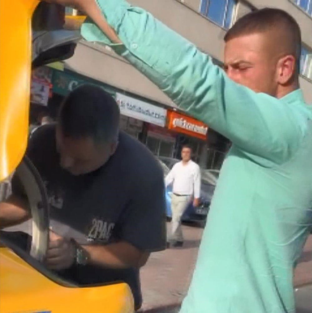 Turistlerle taksici birbirine girdi! "Eminönü'nden Mecidiyeköy'e 900 lira"