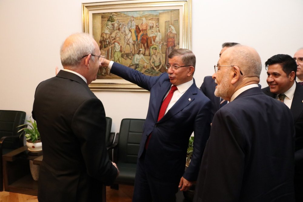Kılıçdaroğlu, Karamollaoğlu ve Davutoğlu ile görüştü