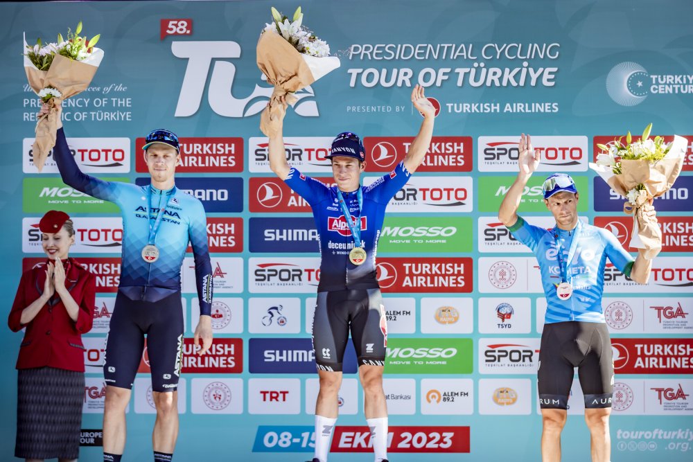 58. Cumhurbaşkanlığı Türkiye Bisiklet Turu'nda ödüller dağıtıldı