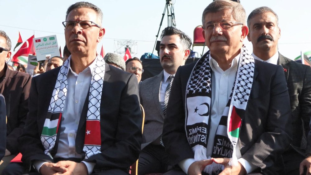 Saadet Partisi tarafından Özgür Filistin Mitingi düzenlendi