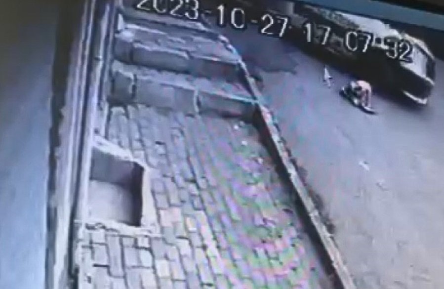 3 yaşındaki Leylanur'un feci ölümü: Kazanın görüntüsü ortaya çıktı