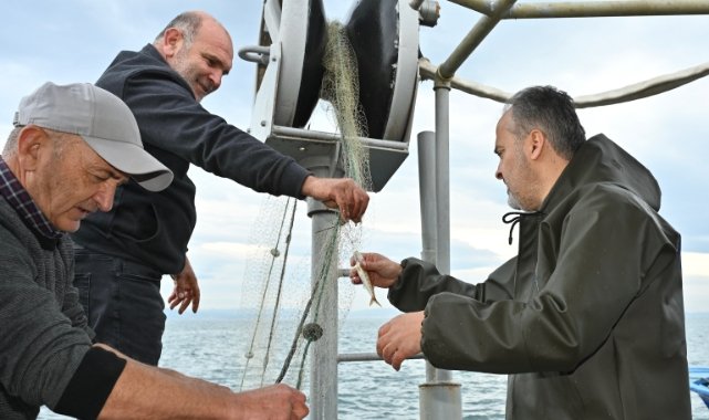 Başkan Aktaş, Bursalı balıkçılarla denize açıldı