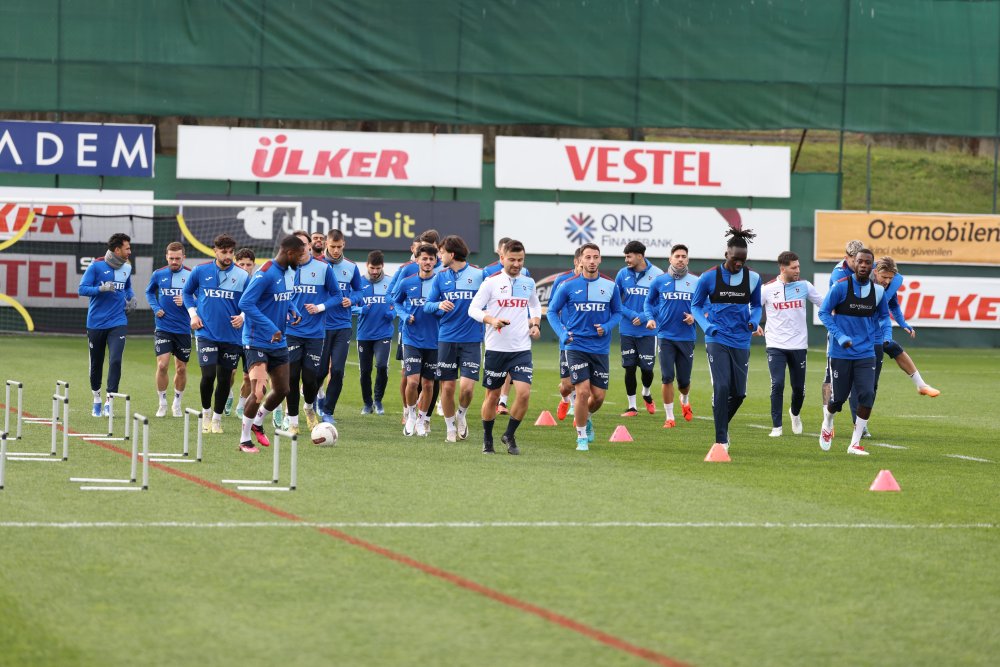 Trabzonspor, Başakşehir hazırlıklarını sürdürdü