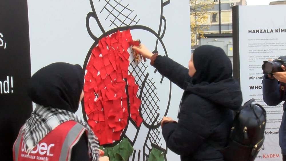 Sultanahmet Meydanı'nda Gazze için İnsanlık Nöbeti düzenlendi