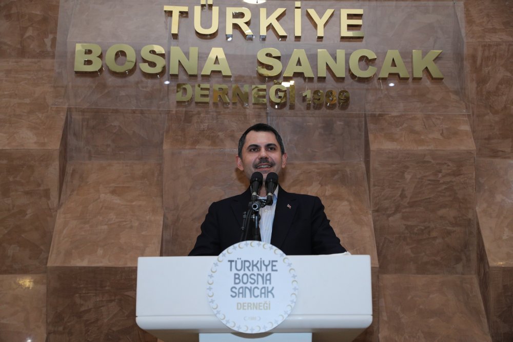 Murat Kurum'dan Türkiye Bosna-Sancak Derneği ve Rumeli Balkan Dernekler Federasyonu ziyareti