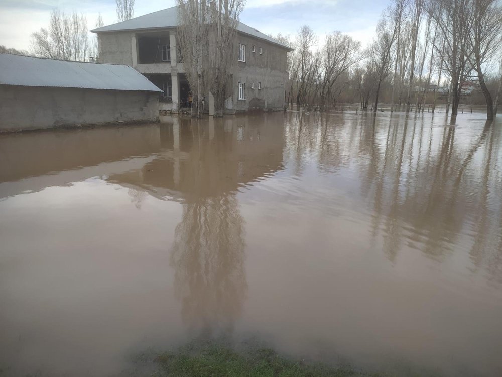 Ağrı'da sel felaketi: Dere taştı, çok sayıda ev su altında kaldı