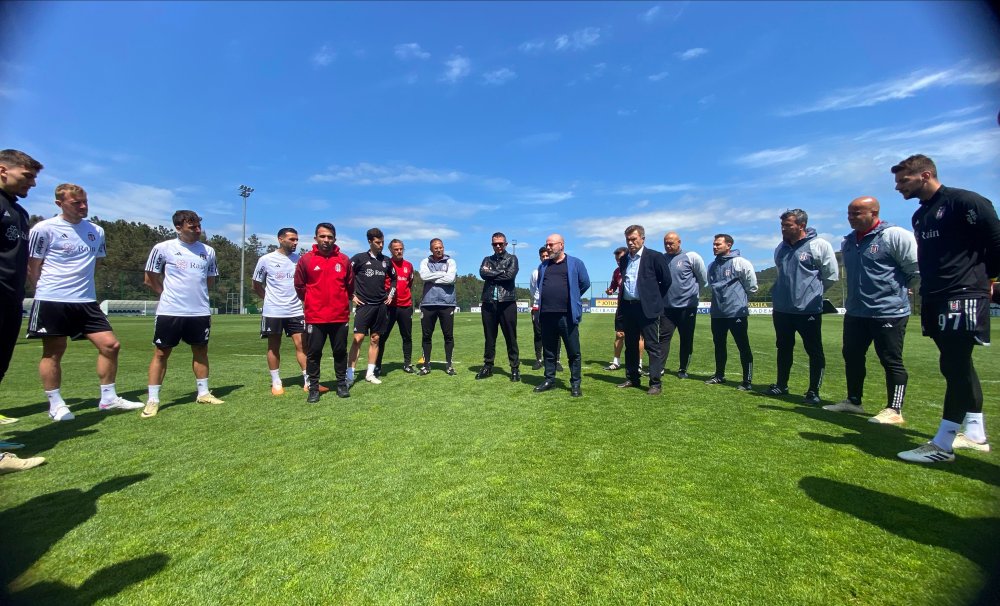 Beşiktaşlı yöneticilerden kupa maçı öncesi moral ziyareti