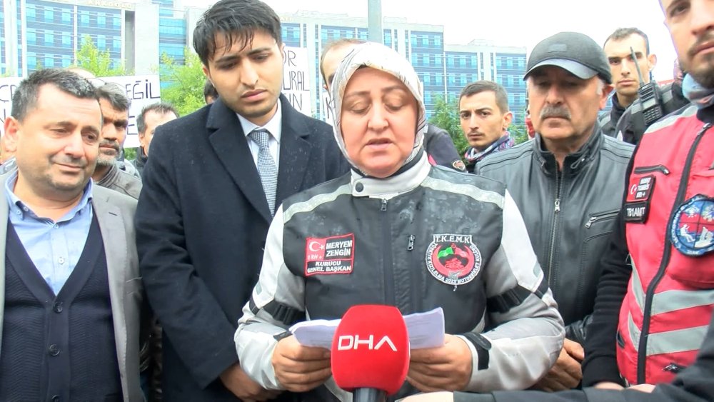 Motosiklet sürücülerinden Oğuz Murat Aci ve Mert Çakır için 'Adalet Konvoyu' protestosu