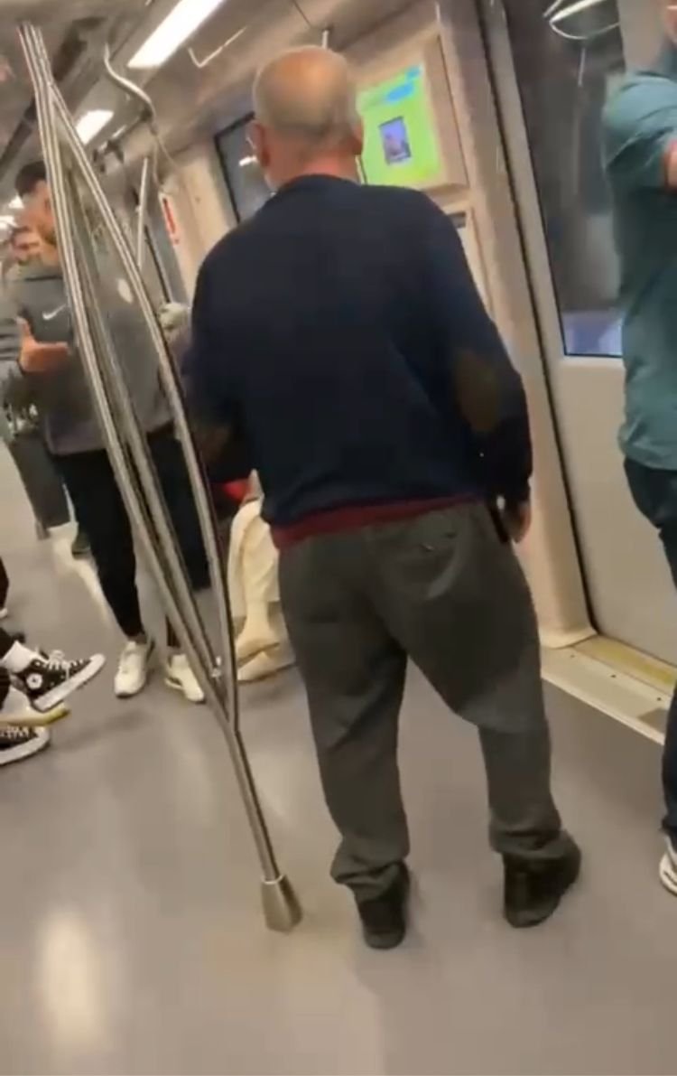Metro tacizcisi gözaltına alındı!