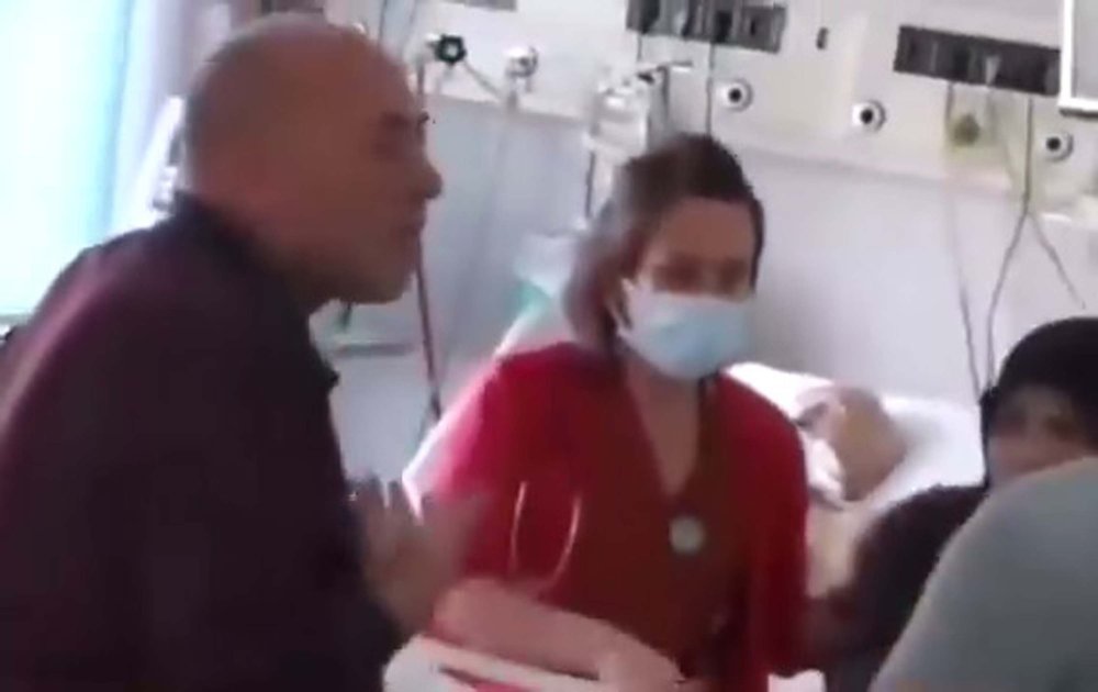 Hastanede arbede: Yoğun bakıma zorla girip olay çıkardılar