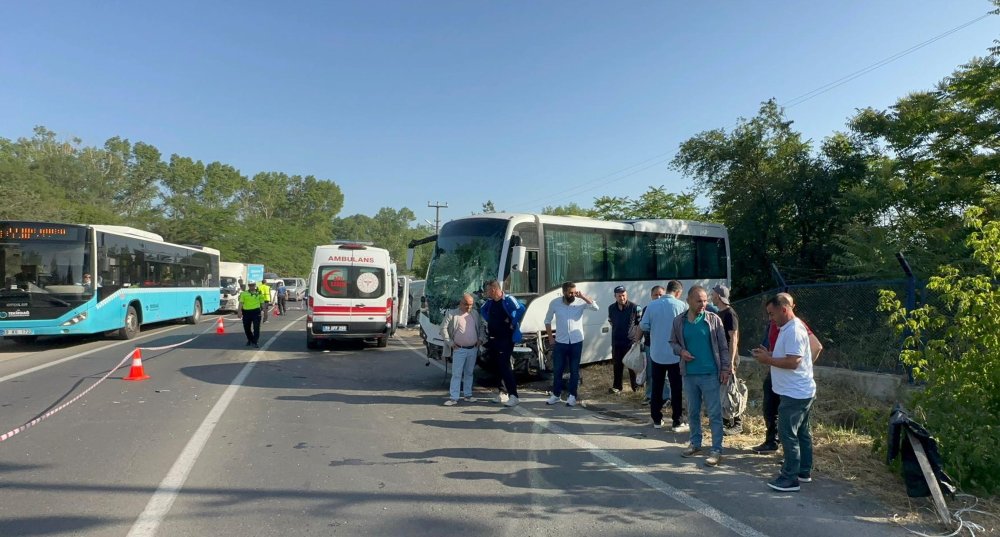 Tekirdağ'da feci kaza! İşçi servis midibüsü ile minibüs çarpıştı: Ölü ve yaralılar var