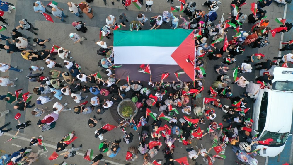 Kocaeli'de dev 'Filistin' yürüyüşü!