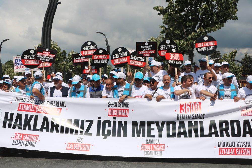 Memurların Bolu'dan Ankara’ya yürüyüşüne polis geçit vermedi